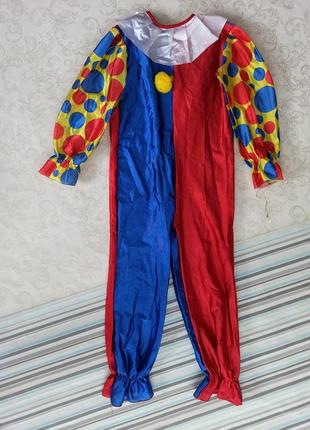 Карнавальный маскарадный новогодний костюм клоун2 фото