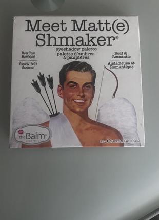 Палетка the balm meet matte shmaker1 фото