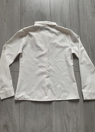 Рубашка- блузка школьная на девочку 128р.5 фото