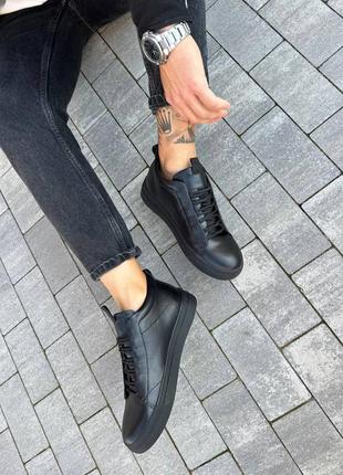 Ботинки мужские кожаные черные зимние8 фото