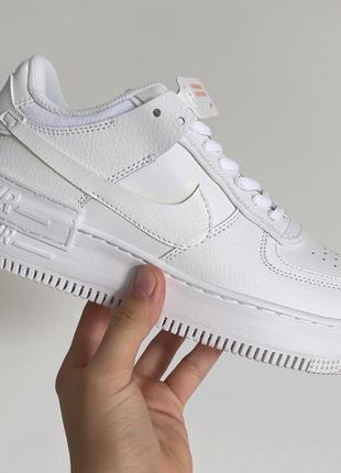 Женские кроссовки nike air force 1 shadow white 36-37-38-39-40