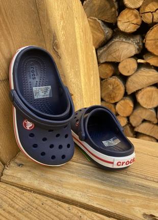 Дитячі крокси сабо  crocs crocband kids navy