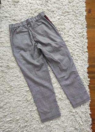 Брюки в клетку с лампасами s р от zara3 фото