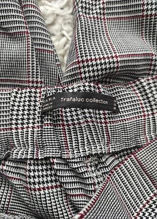 Брюки в клетку с лампасами s р от zara4 фото
