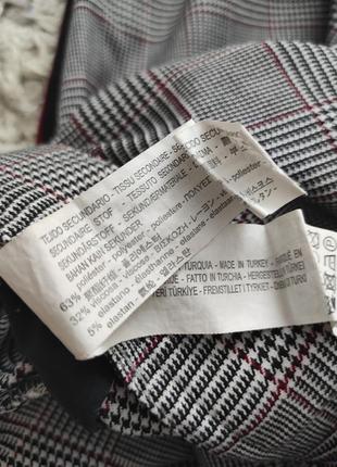 Брюки в клетку с лампасами s р от zara5 фото