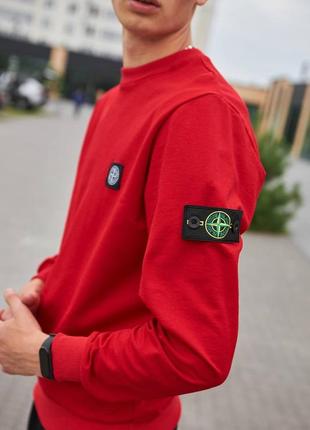 Чоловічий спортивний костюм stone island світшот штани комплект на хлопця костюм стильний демісезон4 фото