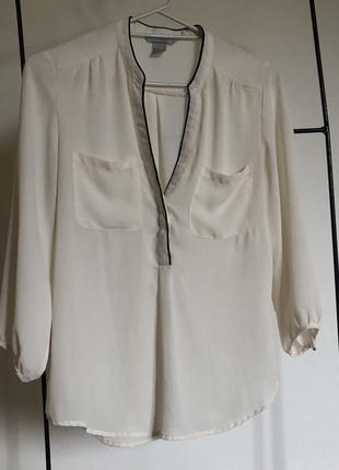 Блузка кольору світлого масла h&m