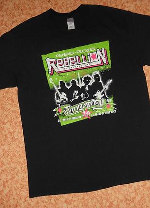 Футболка rebellion punk festival/панк рок