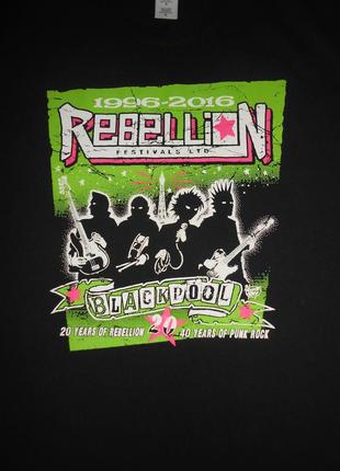 Футболка rebellion punk festival/панк рок3 фото