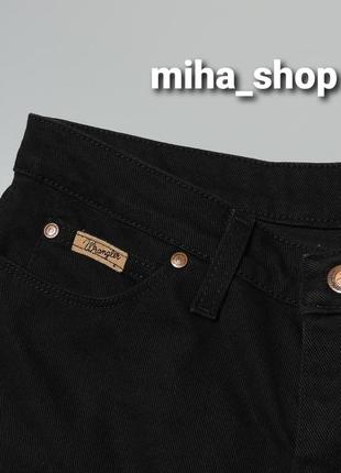 Якісні класичні чорні джинси wrangler reg body straight w30 l30 оригінал4 фото
