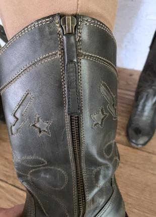 Вінтажні ковбойські чоботи з німеччини3 фото