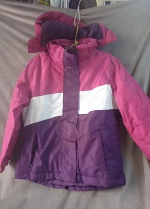 Курточка лижна для дівчинки, р.122-128.