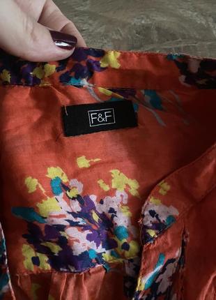 Сорочка блуза f&f. котон5 фото