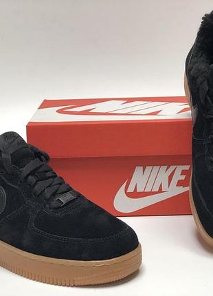 Кроссовки Nike Air Max DeNoir in Black and Anthracite 1 low на меху9 фото