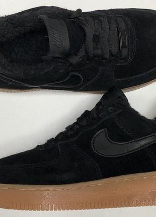 Кроссовки Nike Air Max DeNoir in Black and Anthracite 1 low на меху5 фото