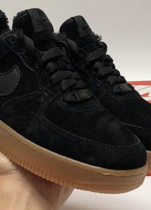Кроссовки Nike Air Max DeNoir in Black and Anthracite 1 low на меху3 фото