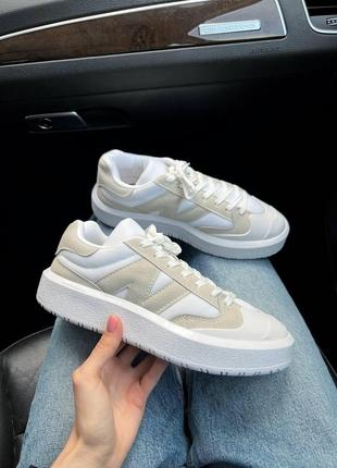 Жіночі кросівки new balance ct302 white grey / smb1 фото