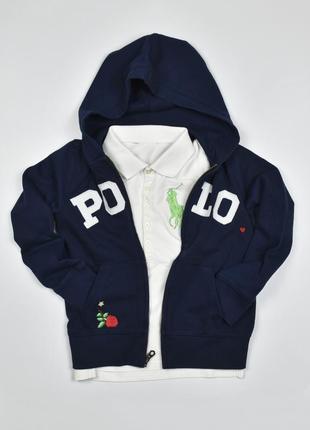 Polo ralph lauren 6-7 лет худи свитшот кофта футболка поло