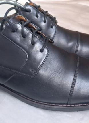 Туфлі дербі clarks р.45.5. оригінал