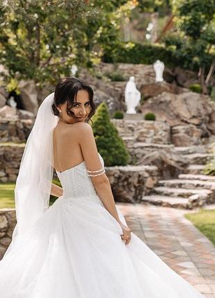 Волшебное свадебное платье9 фото