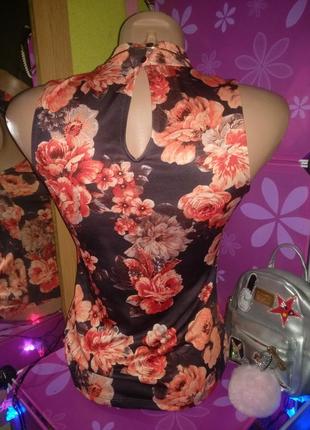 Яркая и очень красивая блузка с сочными пионами ♥2 фото