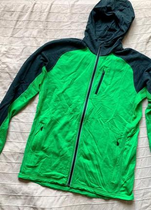 Icebreaker merino quantum long sleeve zip hood мужская l р идеал