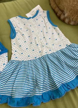 Сарафан сукня панамка плаття пісочниця дитячий одяг для дівчаток