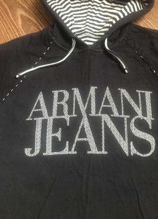 Двухсторонняя худи armani jeans3 фото