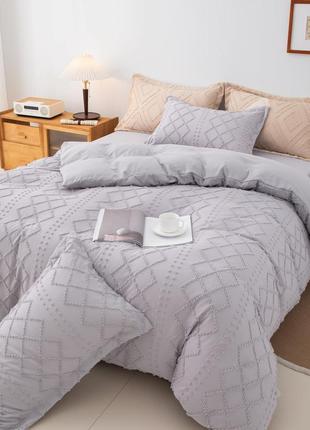 Турецкое постельное белье евро размер 200×230 шикарное постельное бельё сатин 100% хлопок2 фото