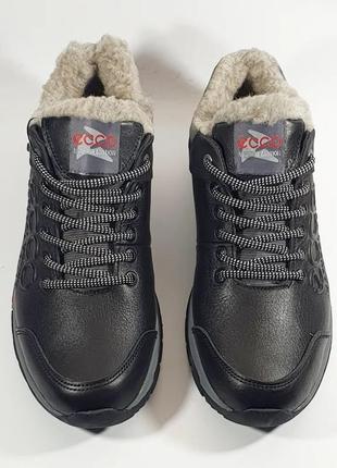 Ecco gore-tex winter sneakers [black]9 фото