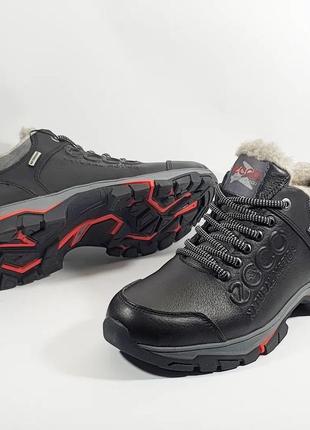 Ecco gore-tex winter sneakers [black]6 фото