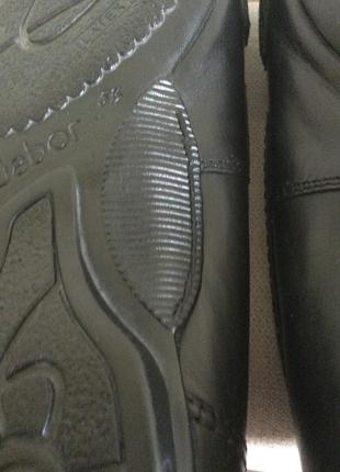 Удобные кожаные туфли-мокасины известного бренда gabor нижняя6 фото