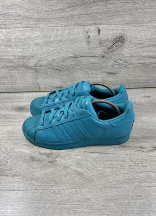 Adidas superstar pw стильні шкіряні кроси4 фото