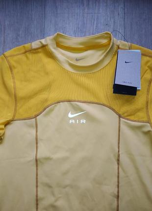 Nike air dri-fit logo t-shirt спортивная футболка новая оригинал майка сетка5 фото