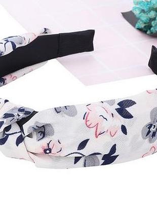 Новий трендовий тканинний обруч,тюрбан,чалма,обідок в квітку.супер ціна!!!