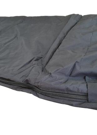 Мешок спальный (спальник) одеяло трёхсезонный левый черный l-xl 195х80см3 фото