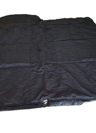 Мешок спальный (спальник) одеяло трёхсезонный левый черный l-xl 195х80см7 фото