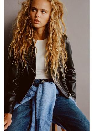 Джинси zara mid-rise straight