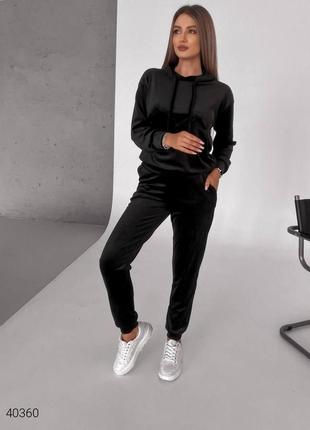 Костюм велюровый в цветах ❤️8 фото