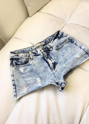 Джинсовые шорты варёнки denim co