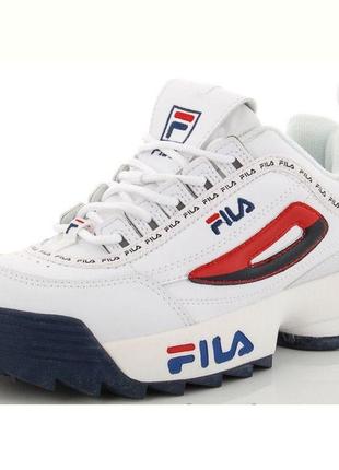 Кросівки fila disruptor білі жіночі шкіряні (розміри: 36,37,38,39,40) відео огляд