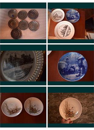 Тарілка настінна  птички