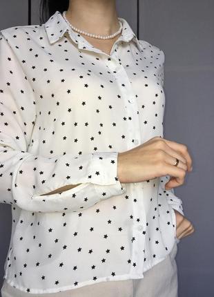 Женская блуза/h&m/белая/футболка майка4 фото