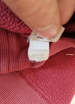 Красное флисовое худи/тедик teddy на оснась/зима "gap" / размер s/m / торг возможен