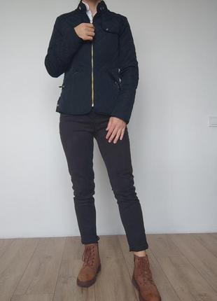 Женская стеганая черная куртка/пиджак, 42-44, atmosphere3 фото