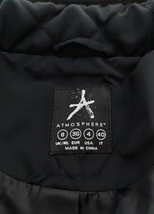 Женская стеганая черная куртка/пиджак, 42-44, atmosphere6 фото
