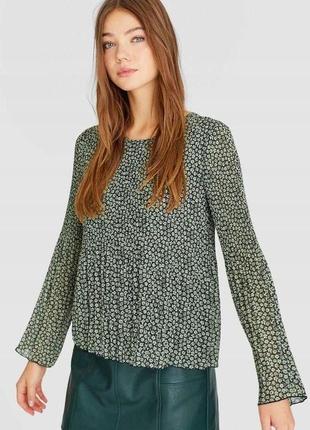 Блузка женская, легкая блузка с цветочным принтом, бренд stradivarius, размер xl