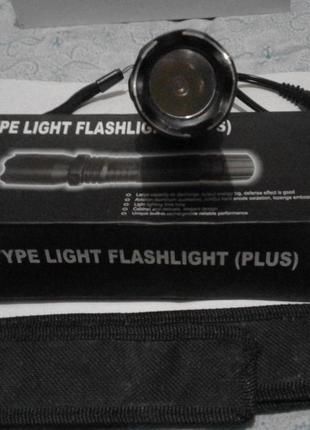 Світлодіодний ліхтар тактичний police bl-1101 зу 220в + чохол, ліхтар ручний тактичний9 фото