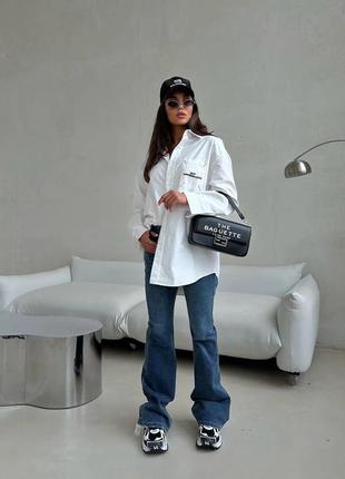 Нереальные женские брендовые джинсы в стиле maison margiela5 фото