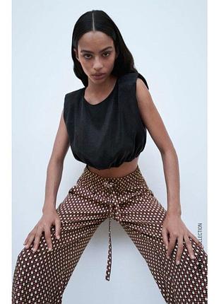 Брюки кюлоты zara р.м